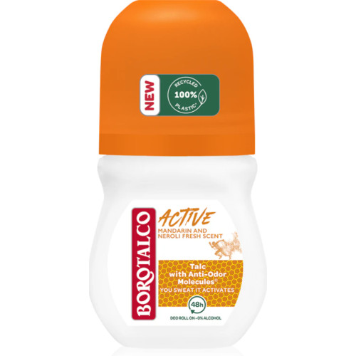 Кульковий дезодорант Borotalco Attivo mandarino e neroli, 50 мл